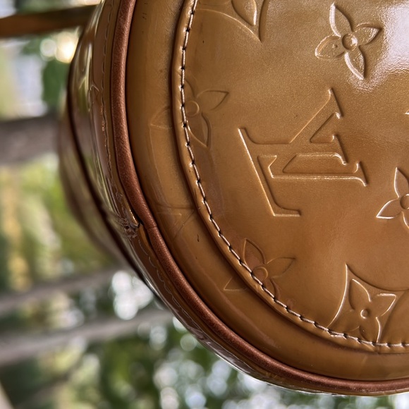 Louis Vuitton LV Vernis Yellow Papillion Barrel Bag with COA - Picture 10 of 17